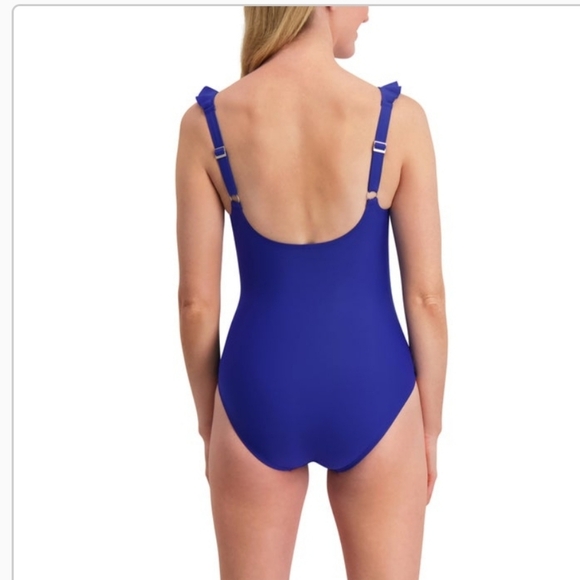 (6) Dkny Ladies  One Piece Swimsuit - Picture 2 of 3
